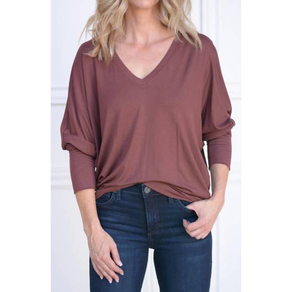 NEW GENTLE FAWN rousseau top in burgundy - Picture 1 of 3